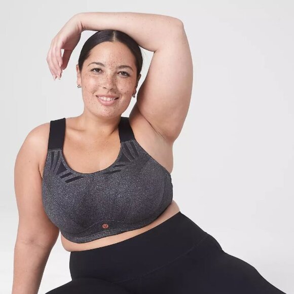 LIVI ACTIVE Sz 44G Underwire Convertible Straps Full Coverage Sport Bra LIKE NEW - Picture 1 of 6